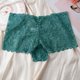 thumbnail image 2 of Bikini elástico Gibobby Bragas encaje sexys Ropa interior tiro bajo verde S, 2 of 5