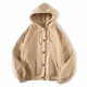 thumbnail image 1 of Abrigo de otoño e invierno para hombre, chaqueta casual con capucha para hombre, suéter tipo cárdigan llamativo para hombre, ropa superior atractiva de moda de estilo coreano, 1 of 2
