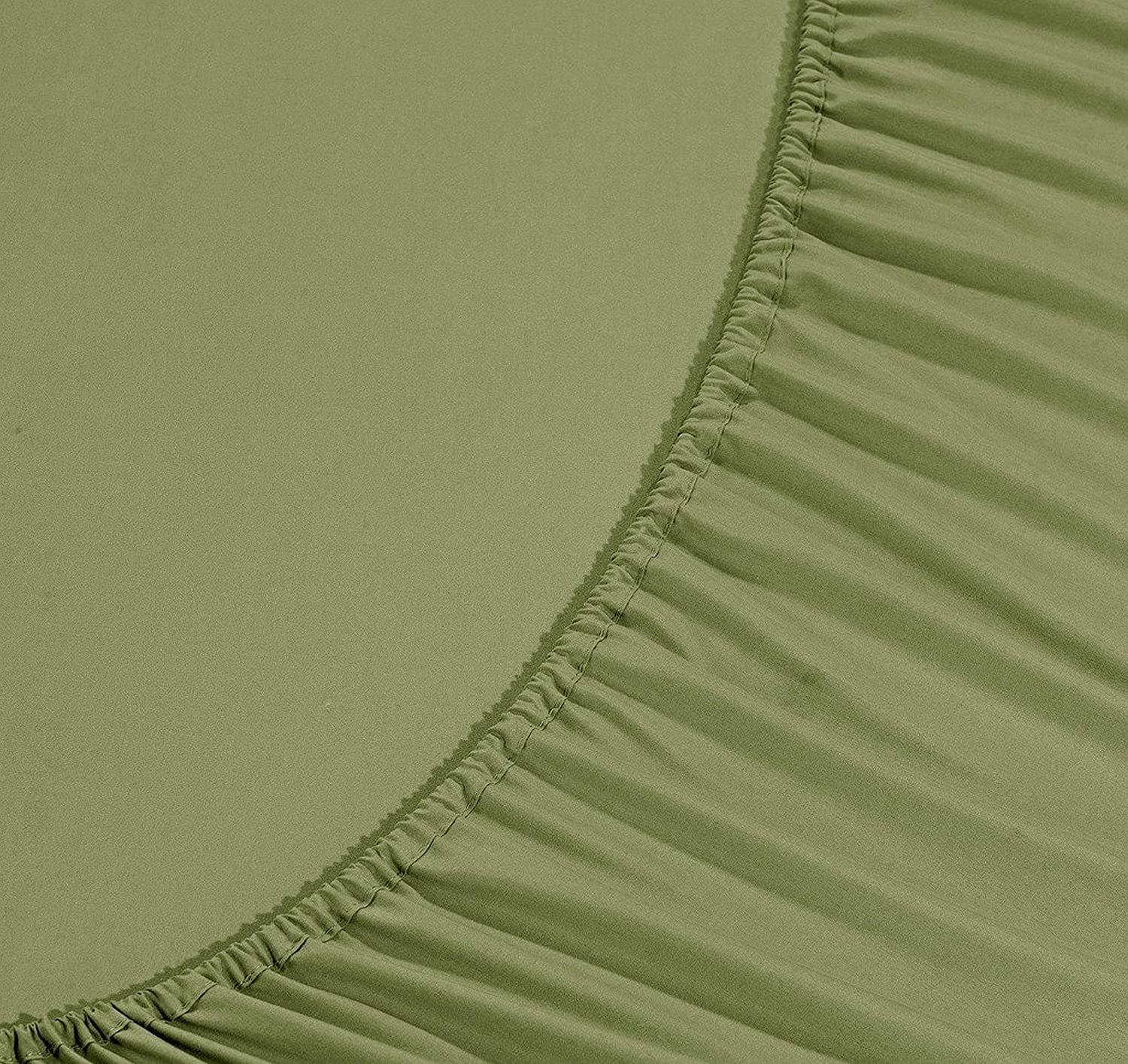 Elegant Comfort 4-Piece Microfiber Sheet Set, Deep Pocket, Wrinkle Resistant & Fade Resistant California King, Midnight Onyx