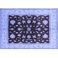 thumbnail image 1 of Ahgly Company Indoor Rectangle Oriental Blue Industrial Area Rugs, 4' x 6', 1 of 4
