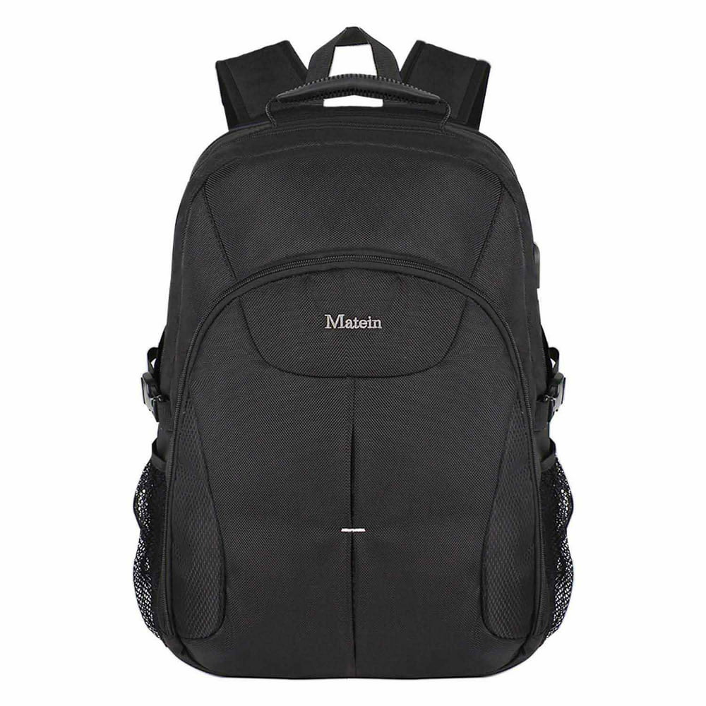 Matein Men's 45L Anti-Theft TSA Travel Laptop Backpack - Black ...
