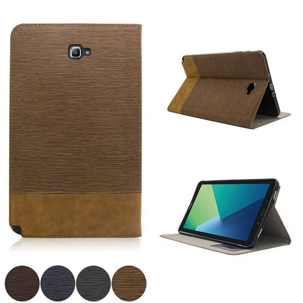 Mignova For Galaxy Tab A 10.1 with S Case - Slim Leather Kickstand Stand Cover with Auto Sleep/Wake Smart Case for Galaxy Tab A 10.1 inch Tablet with S Pen SM-P580(Brown) -