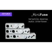 Arturia MiniFuse 1 Portable Single Input USB-C MIDI Audio Interface, White