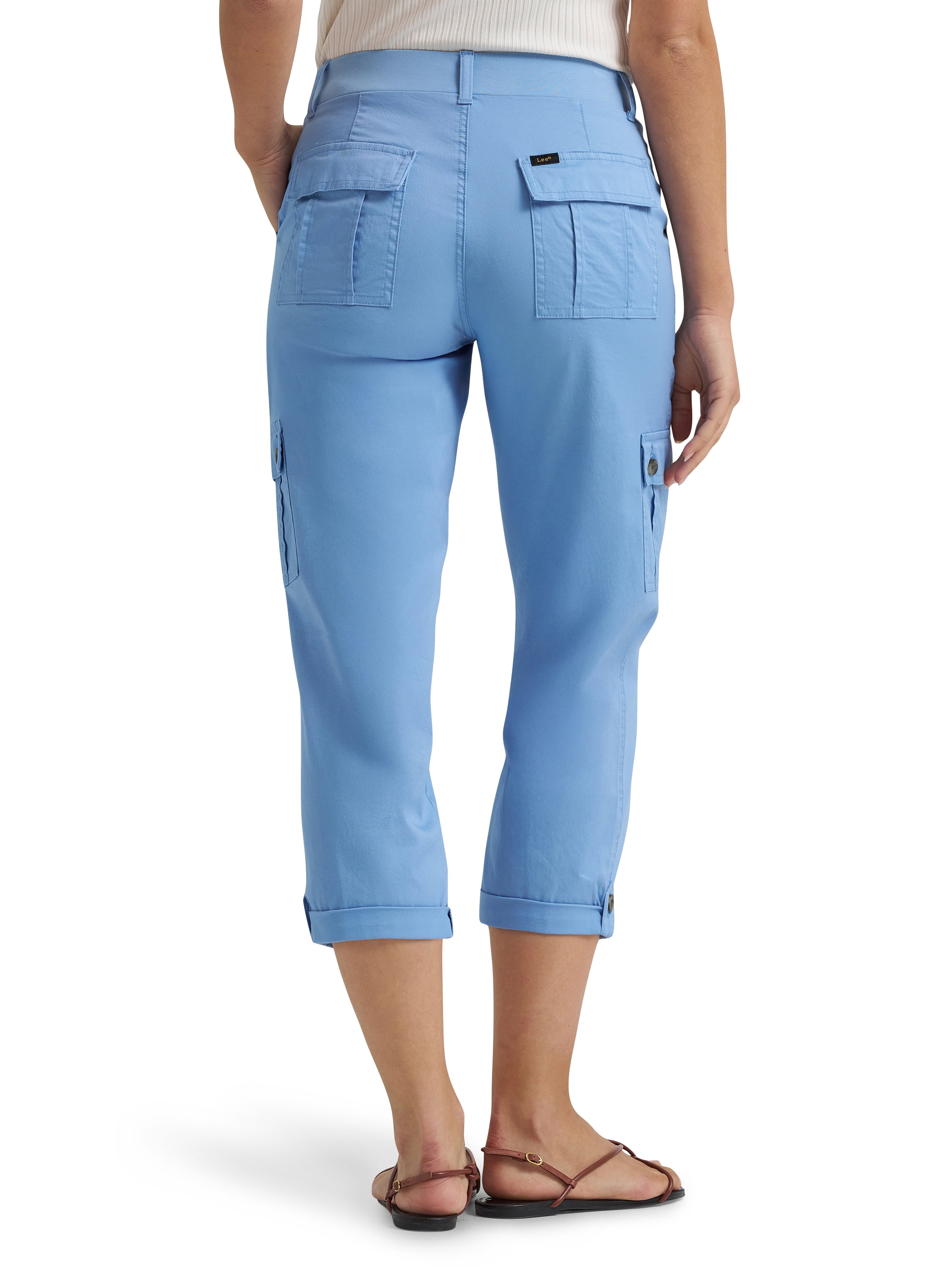Lee Women's Flex to Go Mid Rise Capri Pants