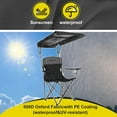 thumbnail image 3 of Camping Chair with Canopy, Beach Chair with Shade, Oversized for All, Black, 3 of 8