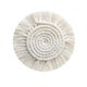 thumbnail image 1 of Posavasos de macramé Algodón Hecho a mano Taza tejida Mat Mat Bohemian Braid Pad Manteles individuales antideslizantes Decoración de mesa para tazas Bebidas Cerveza Café (2 piezas, Whi LingWen 9024715730565, 1 of 1