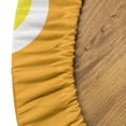 thumbnail image 4 of Ambesonne Psychedelic Fitted Round Tablecloth, Rainbow Spiral, 56"- 60" Diameter, Multicolor, 4 of 4