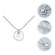 thumbnail image 3 of 1 collar de perlas sencillo, cadena de clavícula de plata a la moda, joyería para el cuello de mujer, 3 of 8