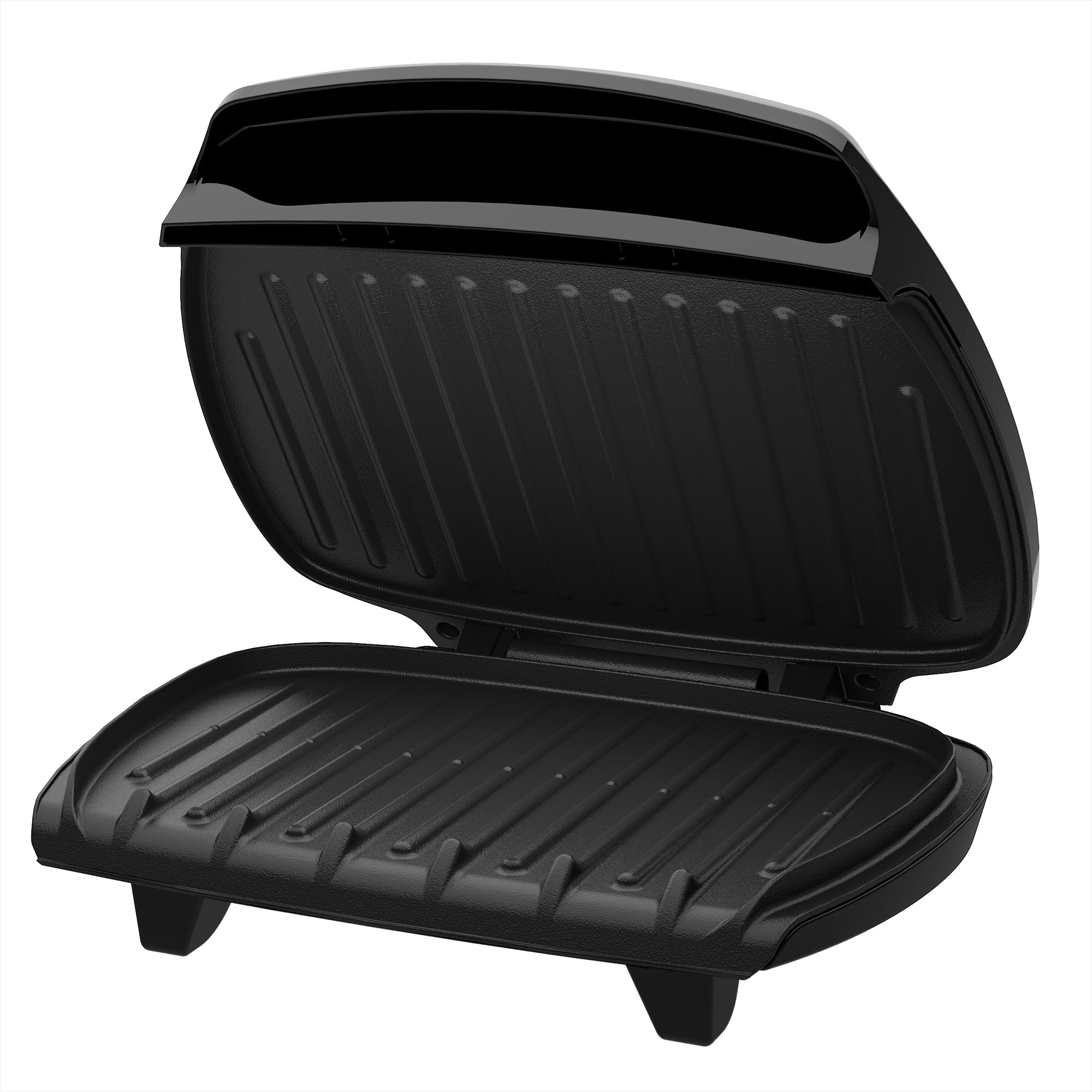 George Foreman Rapid Grill Series 5-Serving Removable Plate Electric Indoor  Grill and Panini Press, Variable Temp, Titanium Infused Plates, Green