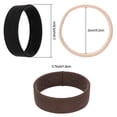thumbnail image 4 of Silicone Hair Tie Foldable Solid Color Elastic Ponytail Holder Hair Scrunchie, 4 of 10
