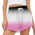thumbnail image 1 of Aayomet Shorts pour Femmes à la Mode Décontractés avec Poches (Rose, XXXXL), 1 of 3