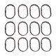 thumbnail image 1 of Advancent 12 ganchos para cortina de ducha de hierro inoxidable, anillos para colgar cortinas Tratamientos de ventanas No.03 Advancent HA0132-03B, 1 of 6