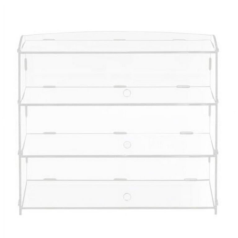 Walmart 3-Tier Acrylic Display Case Shelf, Freestanding Retail