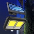 thumbnail image 2 of Lámpara de pared solar al aire libre Impermeable Tipo dividido Jardín Villa Luz de calle Foco LED para porche Yard 128COB Methold LF000010-01B, 2 of 7