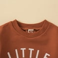 thumbnail image 6 of Baby Boy Outfits 0-6 Months 6-12 Months 12-18 Months 18-24 Months 2-3 Years Baby Boy Clothes Outfits Letter LITTLE DUDU Prined Sweatshirt Pants Set Baby Boy Clothing Kaprioy Boys Outfits, 6 of 8