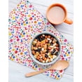 thumbnail image 3 of Colorful Polka Dot Kitchen Dish Towels for Drying Dishes Set of 3, Rainbow Watercolor Polka Dots Waffle Weave Microfiber Hand Tea Bathroom Towels Quick Dry & Absorbent Towel 12x12, 3 of 7