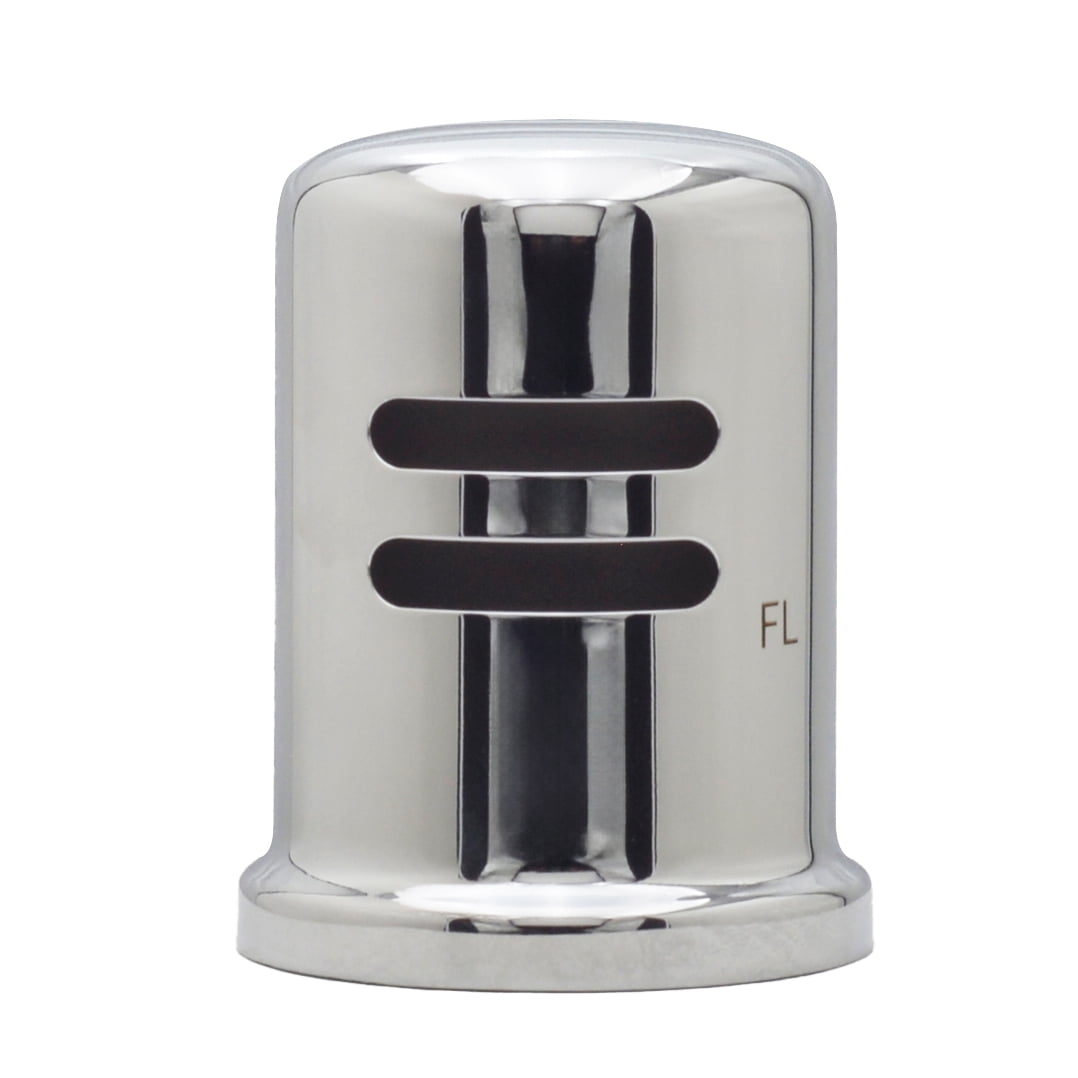 Westbrass D200-1-26 1-3/4" x 2-3/4" Solid Brass Air Gap Cap Kit, Skirted, Polished Chrome