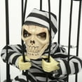 thumbnail image 4 of Décorations d'Halloween Animées Cravant Crâne Cage Prisonnier Maison Hantée, 4 of 4