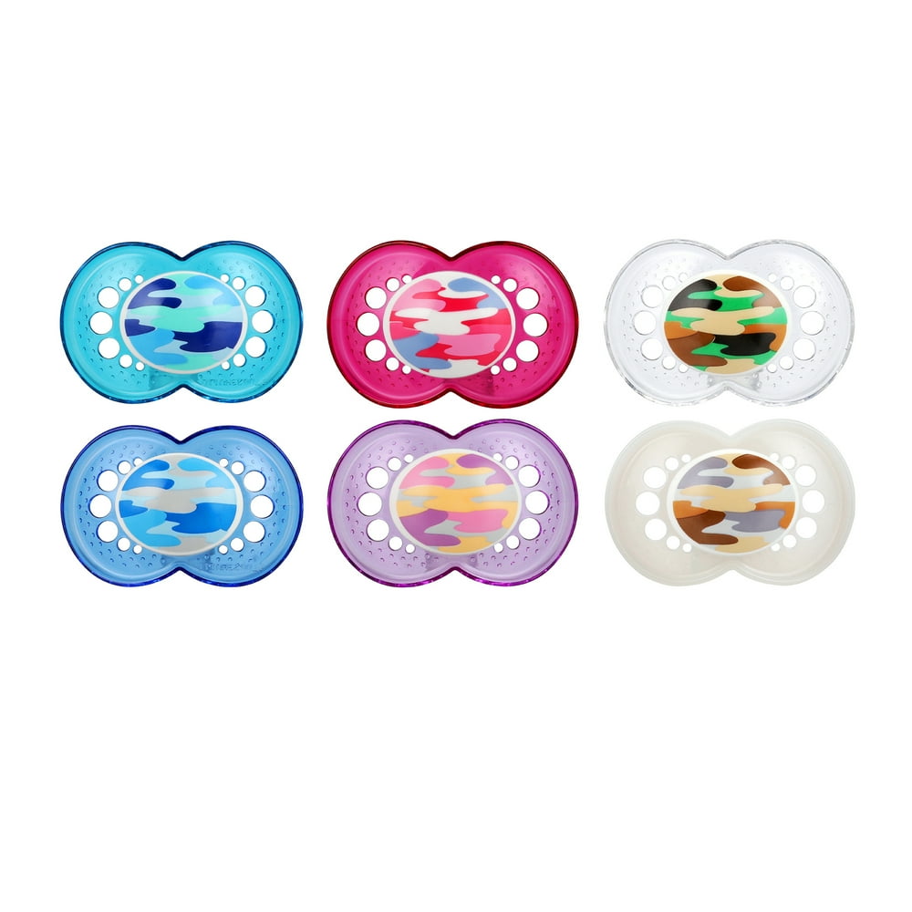 MAM Camo Pacifier, 16+ Months, colors may vary, 2 Pack
