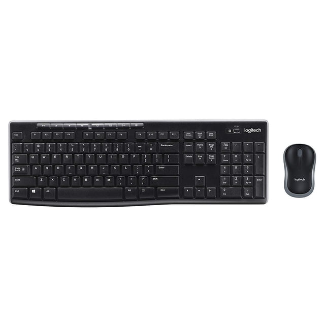 Combo de teclado y ratón inalámbricos Logitech K270 y M185