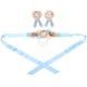 thumbnail image 1 of Mom To Be And Daddy To Be Corsage Set For Gender Reveal Party With Polyester And Ribbon Material In 3Pack, 1 of 4