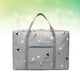 thumbnail image 4 of Bolsa de viaje plegable de gran capacidad, portátil, para ropa, de mano, para viajes (gris), 4 of 7