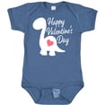 thumbnail image 3 of Inktastic Happy Valentines Day with Dinosaur Silhouette and Heart Boys or Girls Baby Bodysuit, 3 of 5