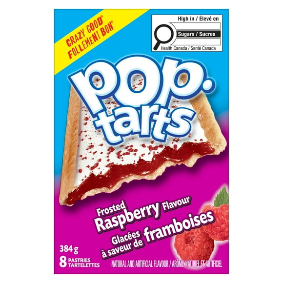 Kellogg's Pop-Tarts toaster pastries, Frosted Raspberry 384 g - 8 pastries