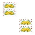 thumbnail image 2 of Bewildely 2 piezas de pegatinas de pared de flores, hojas verdes, decoración extraíble para el hogar, papel tapiz de insectos, póster, Type1 NO1, 2 of 6