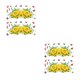 thumbnail image 3 of Pegatinas de pared de flores hojas verdes Inteprter 2 piezas, 3 of 6