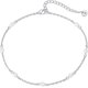 thumbnail image 1 of 14K Gold Plated Charm Link Chain Anklets for Women | Dainty, 1 of 4