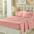 thumbnail image 3 of Royal Court Royal Fit Plush Microfiber 4 Piece Bed Sheet Set Rose Deep Pocket, Extra Deep Pocket Full, 3 of 5
