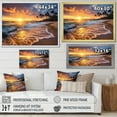 thumbnail image 4 of Designart "Beach Photo Sunset Charm IX" Nautical & Beach Floater Framed Canvas Wall Art, 4 of 7