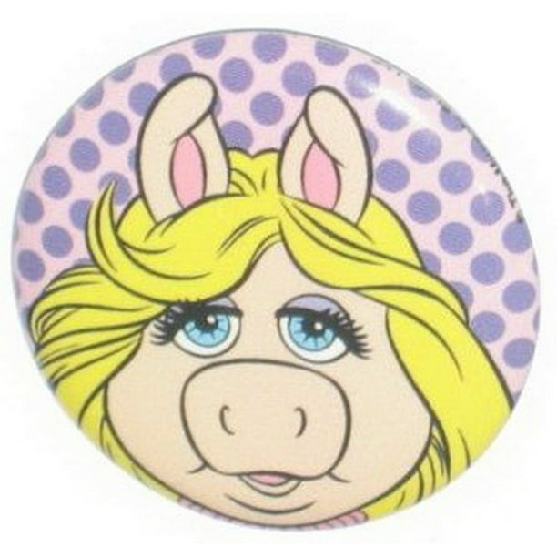 Loungefly - The Muppets Miss Piggy Face Button - Walmart.com - Walmart.com