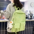 thumbnail image 4 of Conjunto combinado de mochila de lona de 4 piezas Mochilas escolares con bandolera, 4 of 8