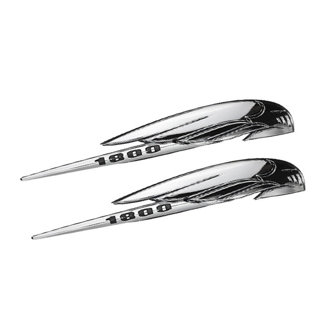 2pcs Motocicleta De Gas 3d Stickers Divisa Emblema Para Vtx1800