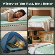 Allswell 4 in Memory Foam Mattress Topper Infused with Cooling Diamond Gel, King