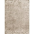 thumbnail image 2 of Hauteloom Safari Modern Animal Print Area Rug for Living Room, Bedroom, Dining Room - Bohemain Leopard Print Carpet - Tan, Terracota, Brown, Beige, Ivory - 5'3" x 7'3" (5x7), 2 of 12