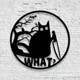 thumbnail image 4 of Craftnamesign Custom Angry Cat Metal Wall Art LED Light, Funny Cat Sign, Cat Home Decor, Cat Art, 4 of 5