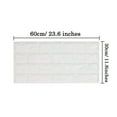 thumbnail image 2 of FUTATA 3D Wallpaper Wall Panels Stick and Peel, White Brick Printable Faux Paneling Self Adhesive Waterproof 3D Wallpaper Stick and Peel Waterproof for Bedroom, Living Room, and Laundry Decor, 2 of 7
