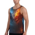 thumbnail image 2 of Daiia Red And Blue Fire Dragon E Printed Men's Quick Dry Fit Muscle Tank Top Slim-Fit Tank Workout Tank Top Lightweight Sports Tank Top-Medium, 2 of 7