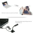 thumbnail image 3 of Mistaha USB Computer Microphone with Stand Portable for PC Laptop Recording Gaming Online Chatting Desktop, 3 of 8