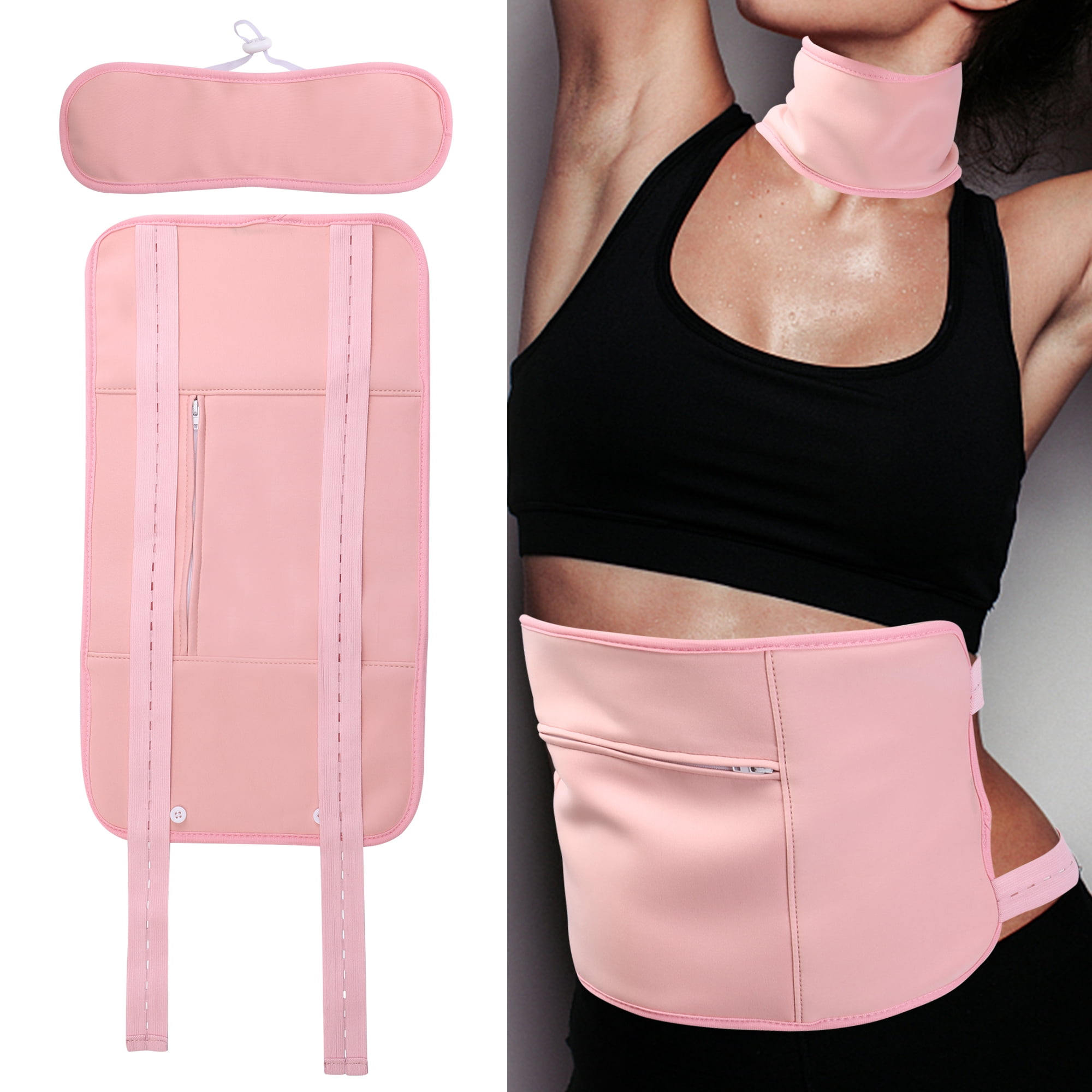 Neck and Stomach Castor Oil Wrap Pack, Reusable Castor Oil Pack Kit for