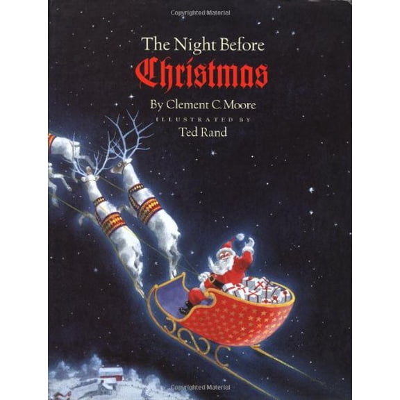 Pre-Owned The Night Before Christmas (Hardcover) 155858465X 9781558584655