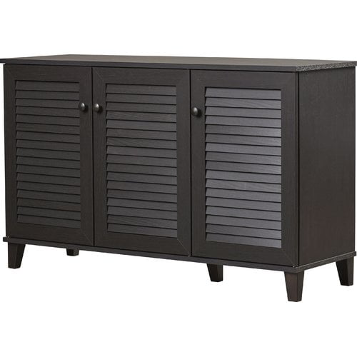 Rebrilliant 25 Pair Shoe Storage Cabinet