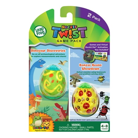 Dinosaur Discoveries and Banzai Beans Showdown Bundle Standard Edition - LeapFrog RockIt Twist