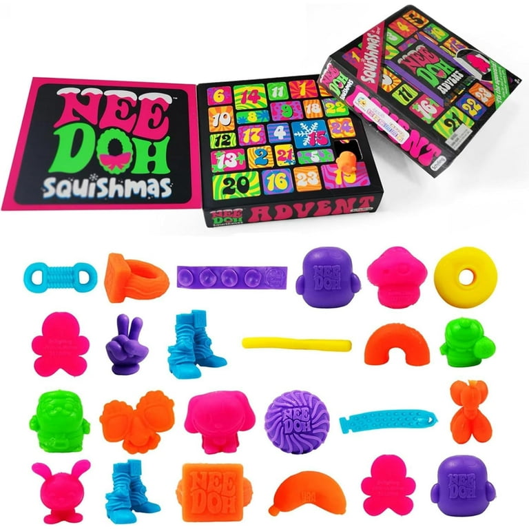 スクイーズ ニードー NeeDoh Squishmas アドベントカレンダー Nee Doh Squishmas Advent Calendar 2024, Squishies Christmas