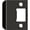Bronze, variant on Deltana SPE200U10B Extended Lip Strike Plate; 2" Overall; Oil Rubbed Bronze Finish