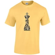 Chess King Victories (Chess King Filled with Piecies) : Chess T-shirt, Men, Women, Girls, Boys Chess Shirt