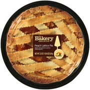 8 Inch Peach Lattice Pie